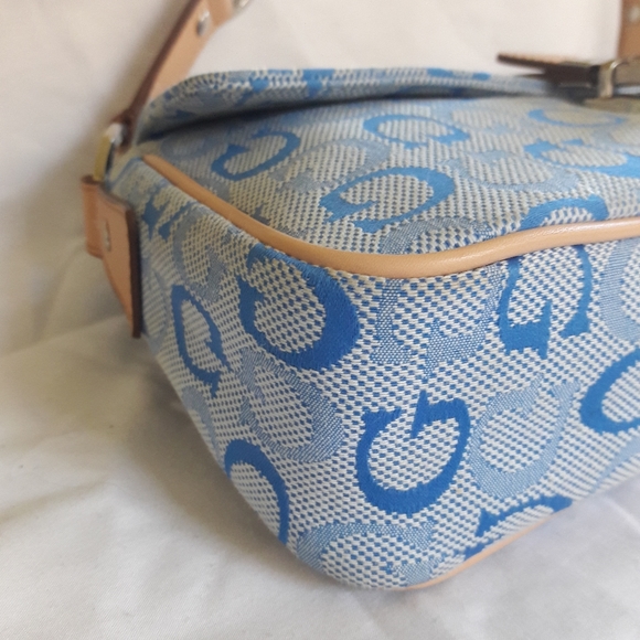 Blue Guess Signature Purse - Picture 6 of 15